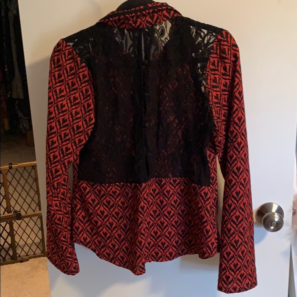 Lace Button Down - image 2